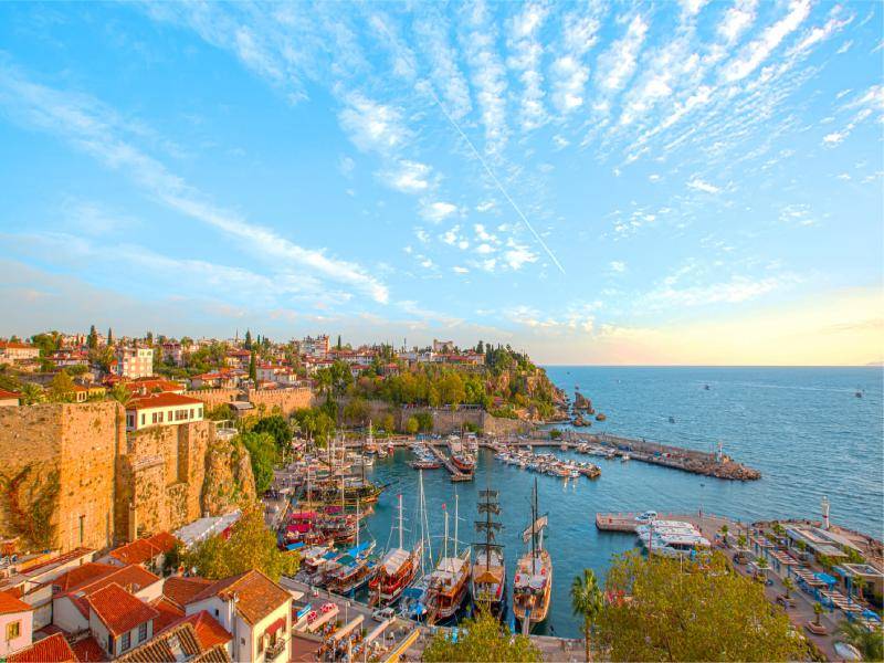 Duden Waterfall and Antalya City Tour